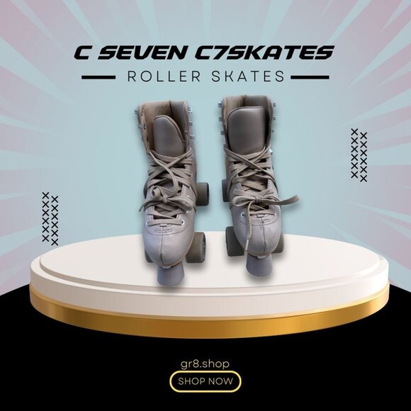 C SEVEN C7skates Gray Roller Skates Kids Size 6 - Picture 1 of 6